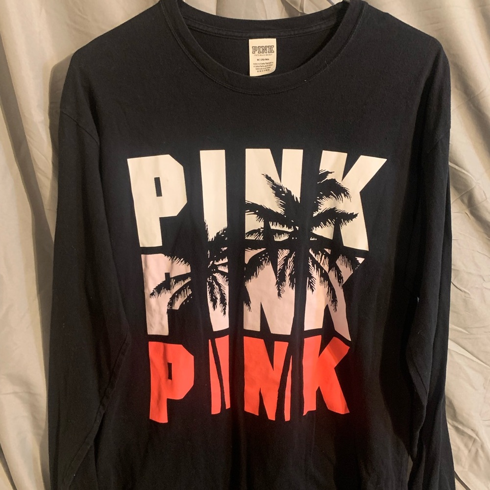 Long sleeve pink shirt